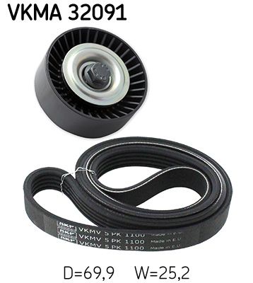 V-ribbed Belt Set