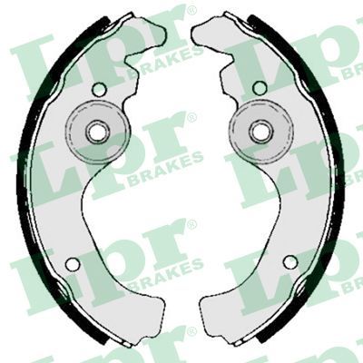 LPR 00660 Brake shoe set
