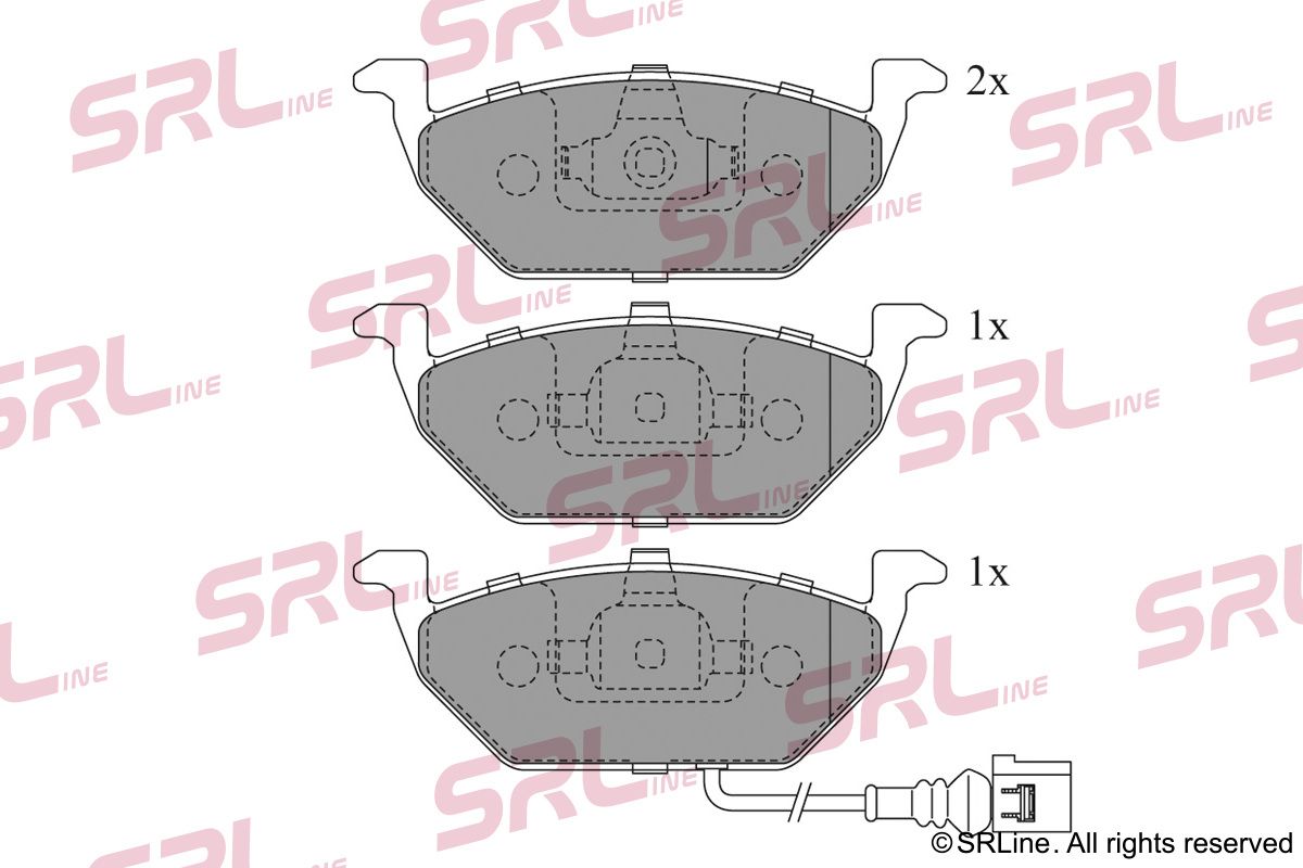 SRLINE S70-0010 Brake pad set, disc brake