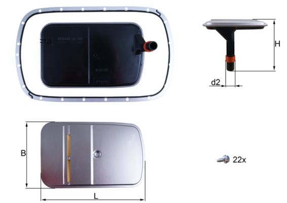 Hydraulic Filter, automatic transmission