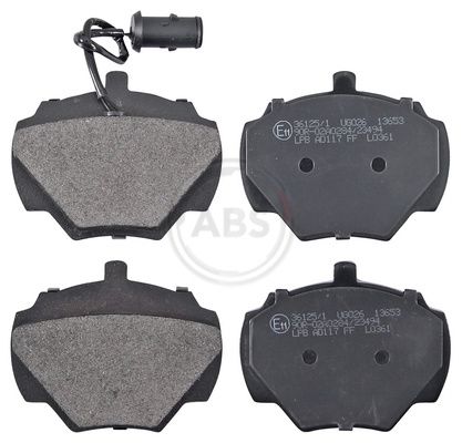 A.B.S. 36125/1 Brake pad set, disc brake