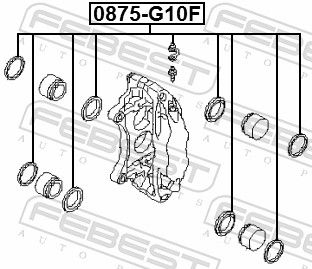 Repair Kit, brake caliper-1