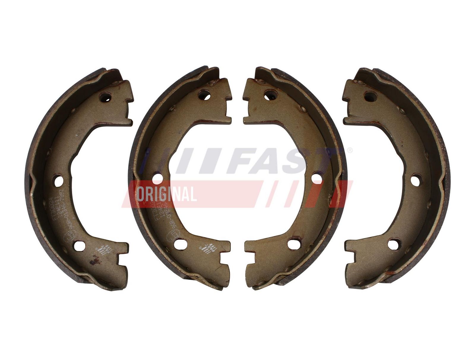 FAST FT30024 Brake shoe set, parking brake