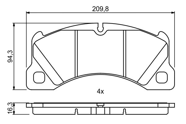Brake Pad Set, disc brake-6