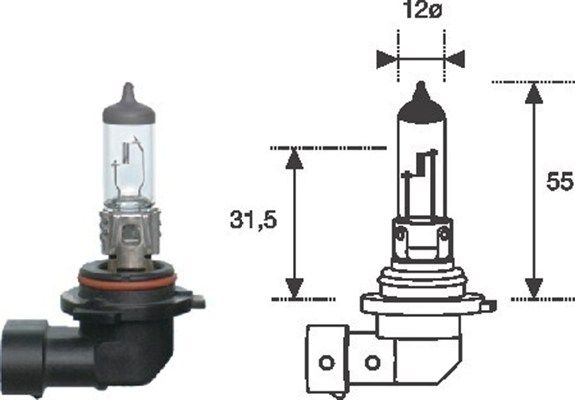 MAGNETI MARELLI 002577300000 Bulb, high beam headlight