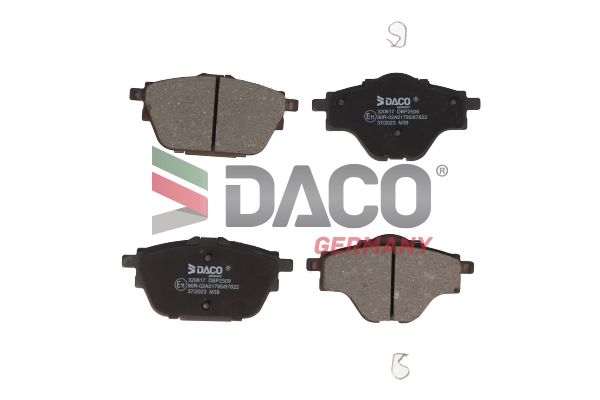 DACO 320617 Brake pad set, disc brake