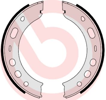 BREMBO S 65 503 Brake shoe set, parking brake