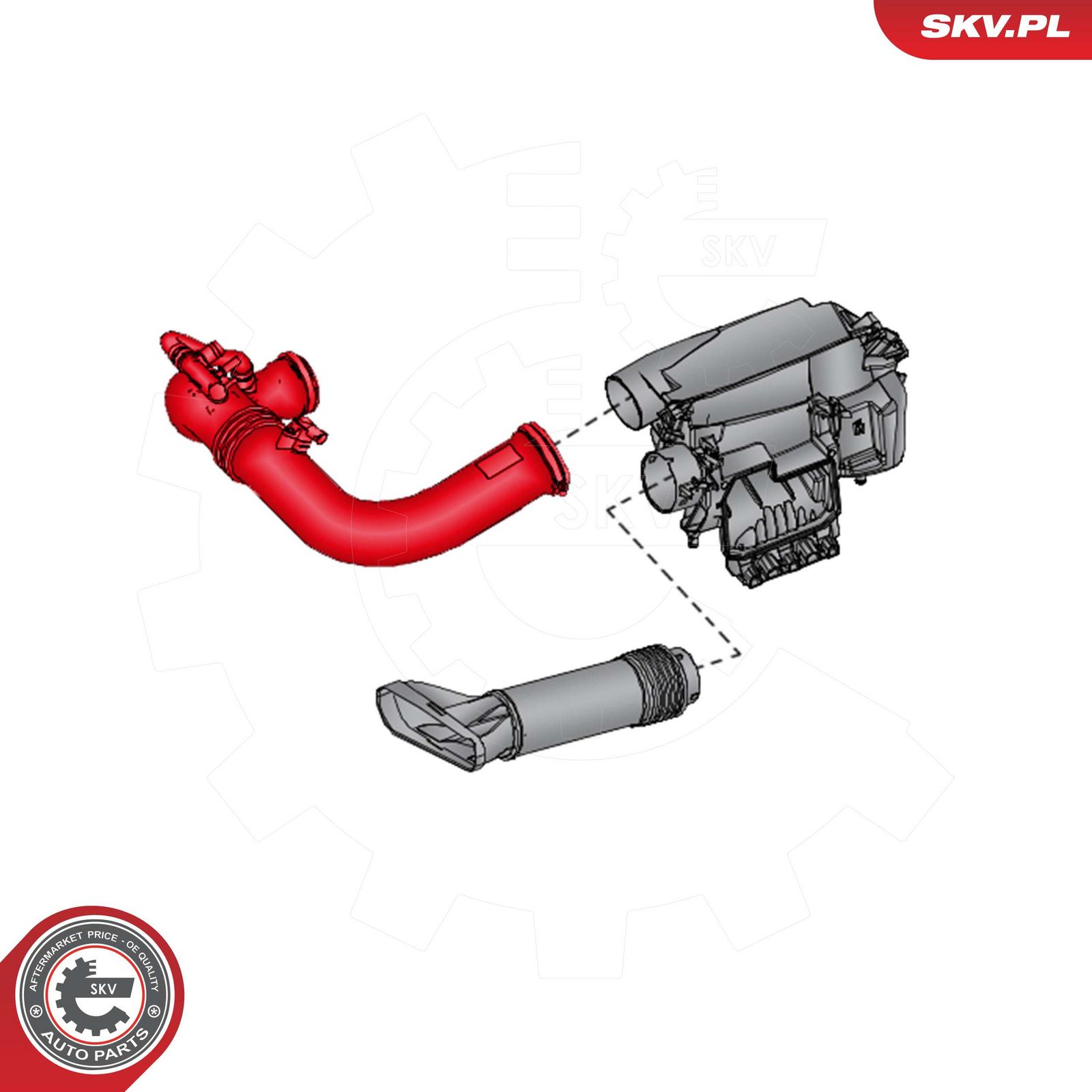 Intake Hose, air filter-2