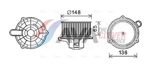 AVA CLEVER CHOICE KA8240 Interior blower