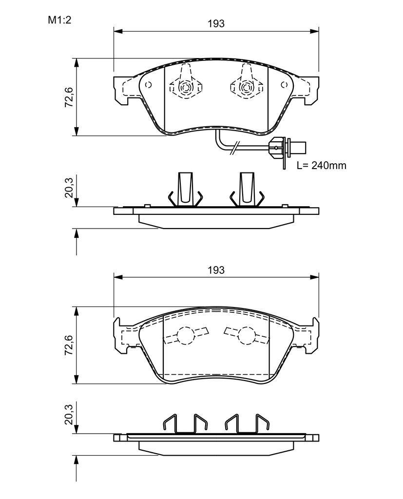 Brake Pad Set, disc brake-5