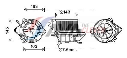 AVA CLEVER CHOICE CN8508 Interior blower