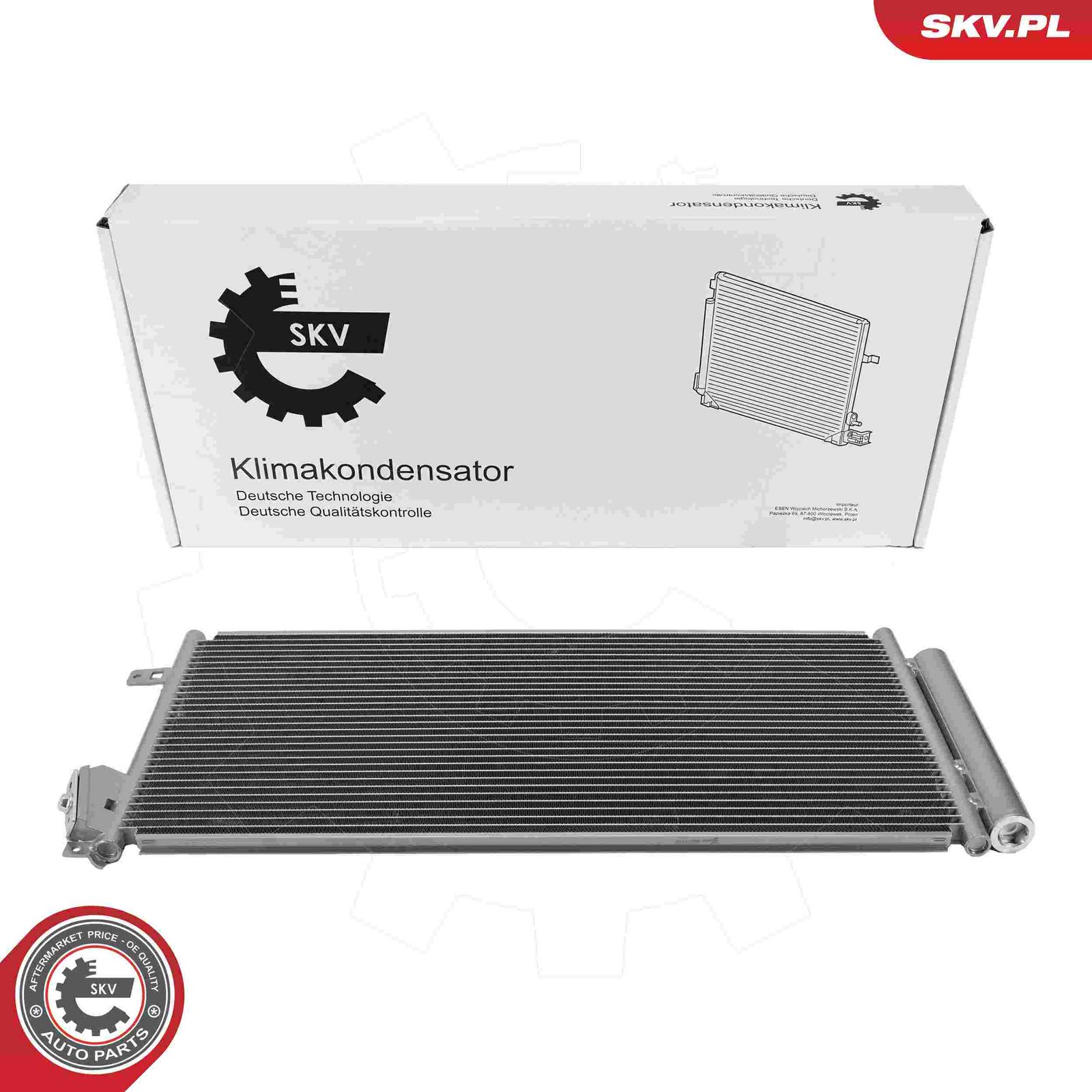 ESEN SKV 86SKV129 Condenser, air conditioning