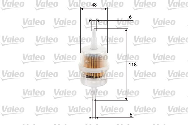 VALEO 587011 Fuel filter