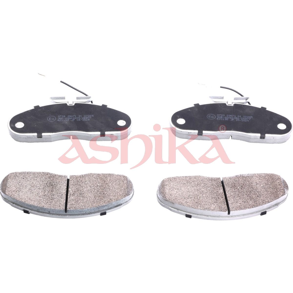 ASHIKA 50-00-0739 Brake pad set, disc brake