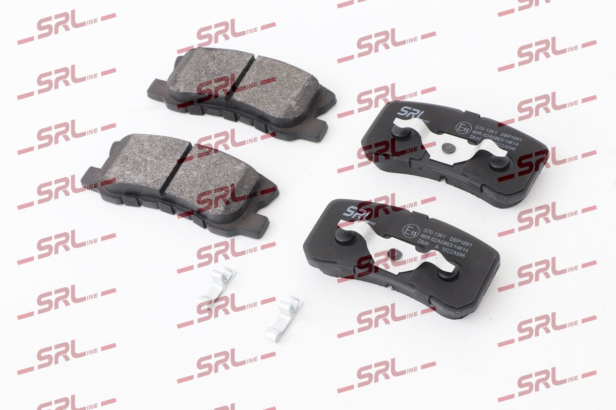 SRLINE S70-1361 Brake pad set, disc brake