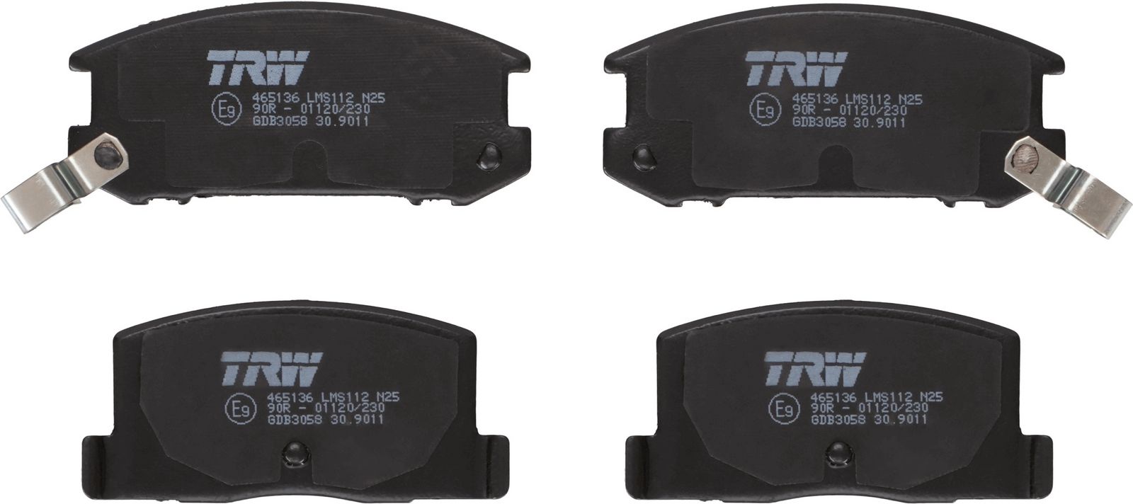 TRW GDB3058 Brake pad set, disc brake