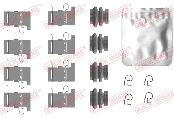 QUICK BRAKE 109-0084 Accessory kit, disc brake pad