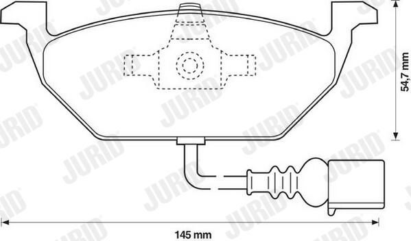 Brake Pad Set, disc brake-1