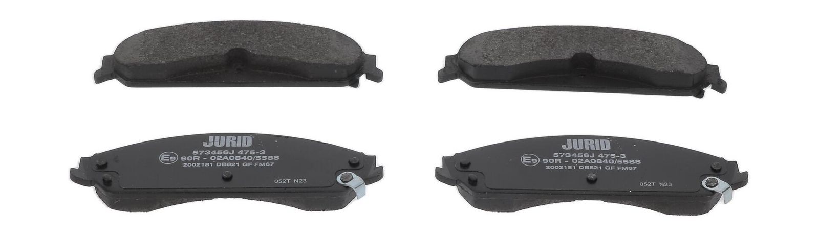 JURID 573456J Brake pad set, disc brake