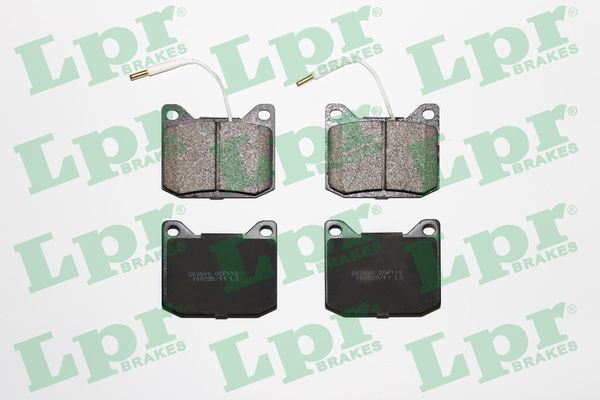 LPR 05P118 Brake pad set, disc brake