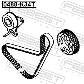 Deflection Pulley/Guide Pulley, timing belt-1