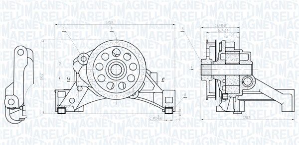 MAGNETI MARELLI 351516000010 Oil pump