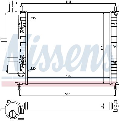 Radiator, engine cooling-4