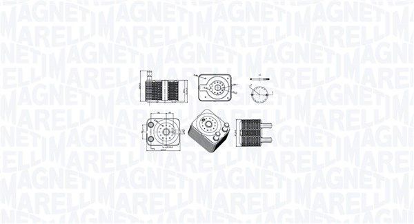 MAGNETI MARELLI 350300003100 Oil cooler, engine oil