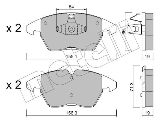 Brake Pad Set, disc brake-main