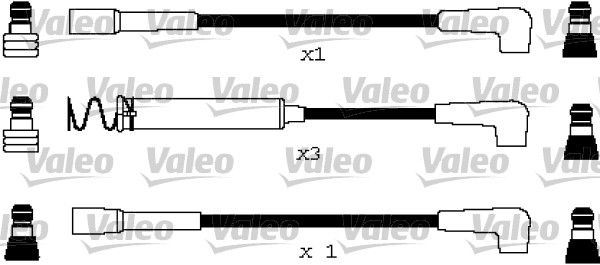 VALEO 346670 Ignition cable kit
