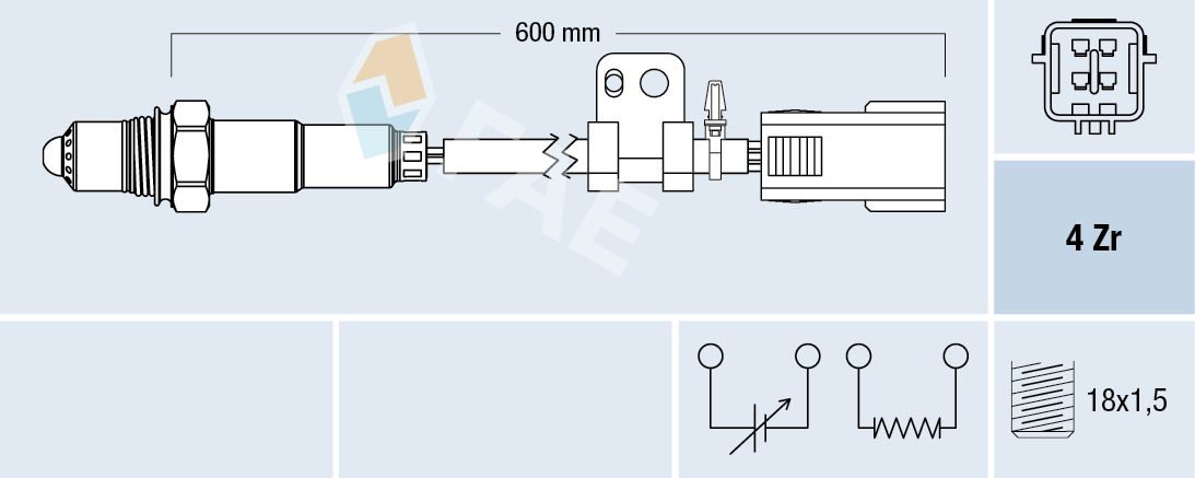 FAE 77319 Oxygen sensor