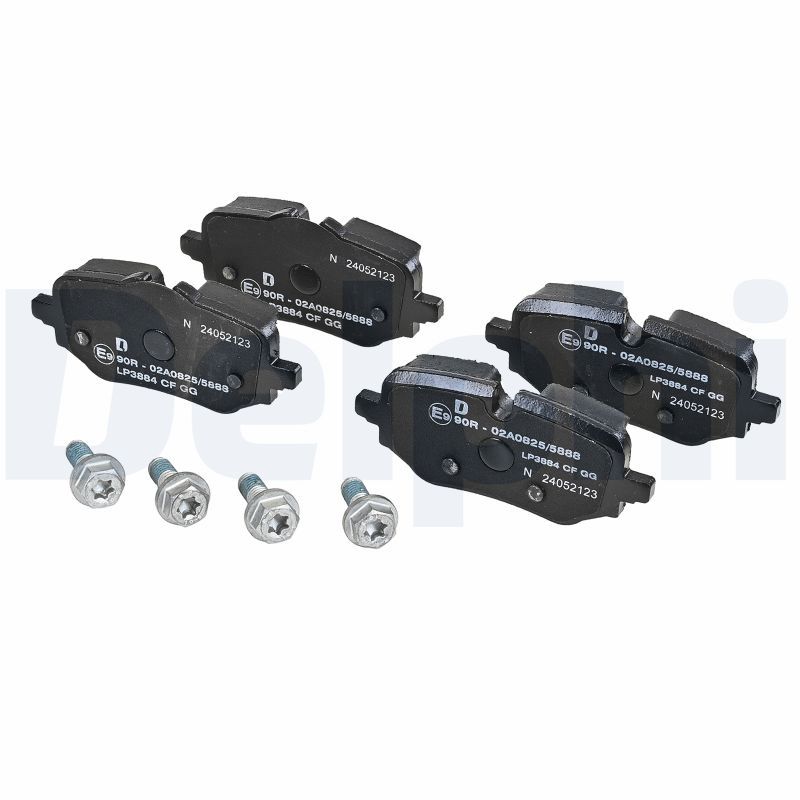 DELPHI LP3884 Brake pad set, disc brake