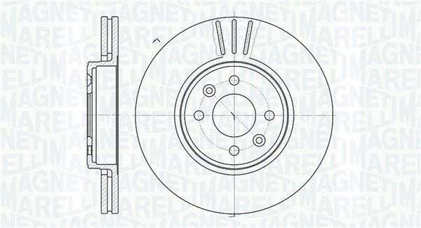 MAGNETI MARELLI 361302040198 Brake disc