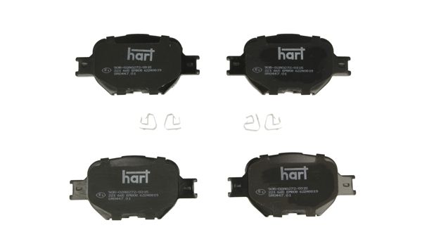 HART 221 665 Brake pad set, disc brake