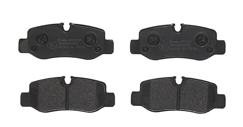 BREMBO P 50 126 Brake pad set, disc brake