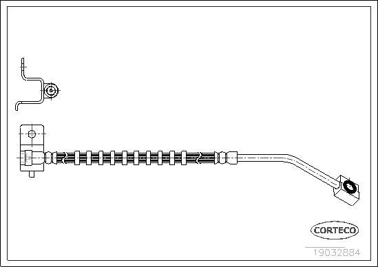 CORTECO 19032884 Brake hose