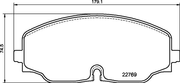 Brake Pad Set, disc brake-1