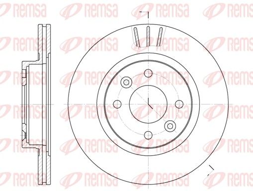 REMSA 6204.10 Brake disc