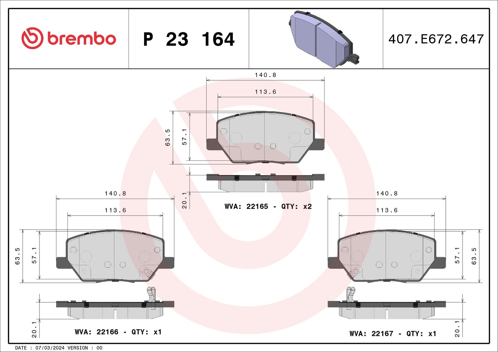 Brake Pad Set, disc brake-1
