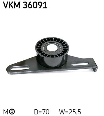 SKF VERTEVO VKM 36091 Belt tensioner, v-ribbed belt