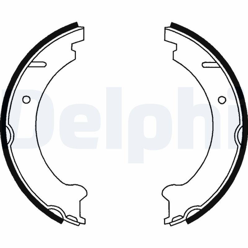 Brake Shoe Set, parking brake