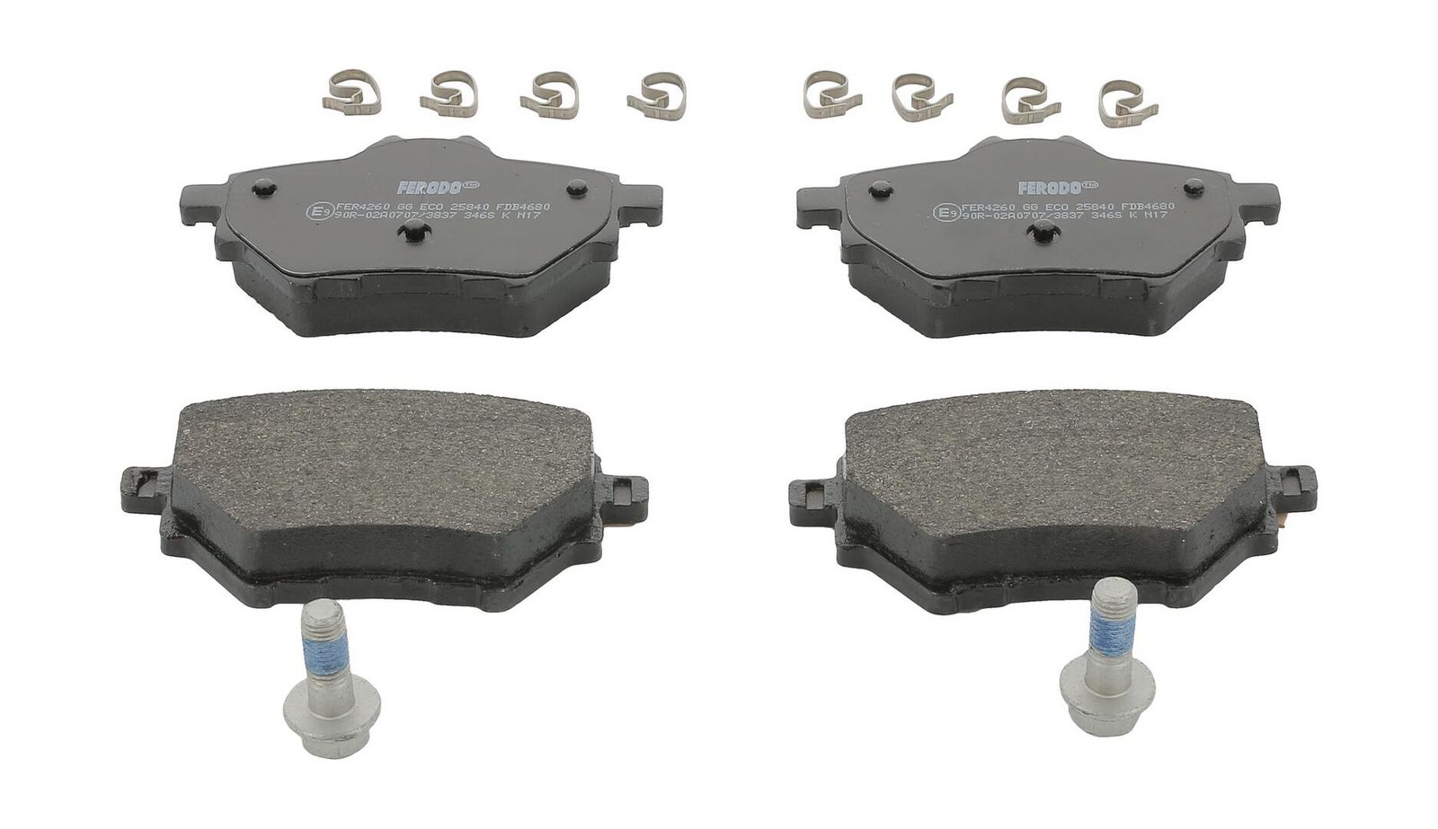 FERODO FDB4680 Brake pad set, disc brake