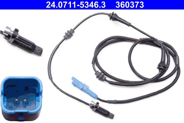 Sensor, wheel speed