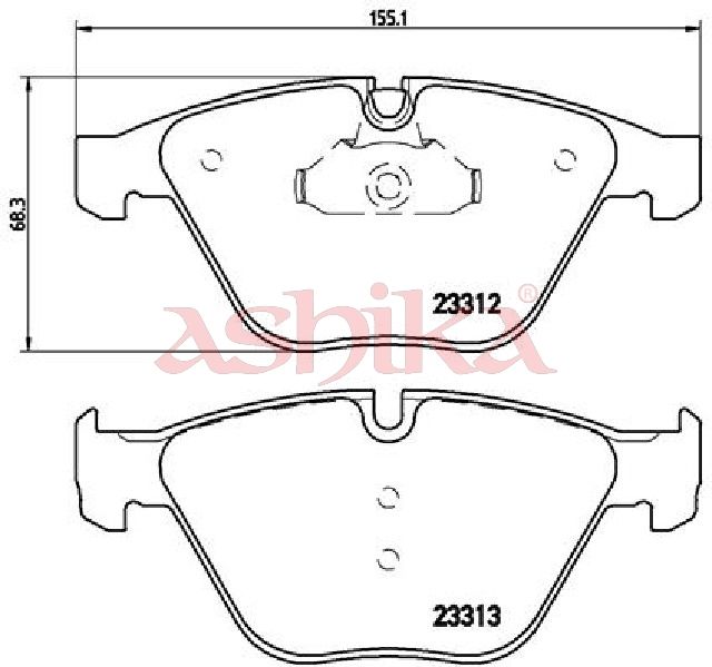 Brake Pad Set, disc brake-1