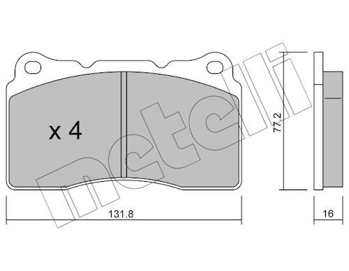 Brake Pad Set, disc brake-main