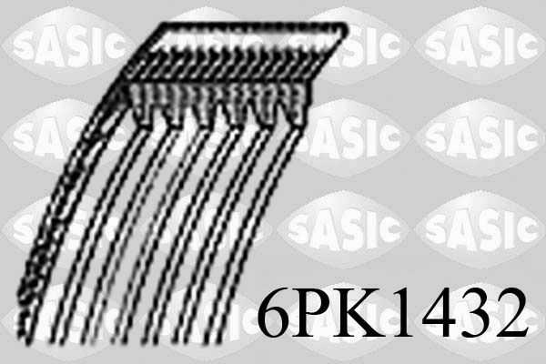 SASIC 6PK1432 V-ribbed belt