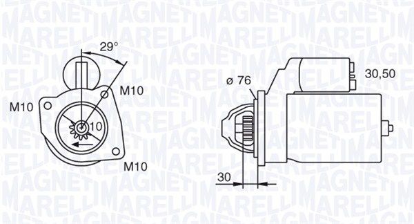 MAGNETI MARELLI 063280010010 Starter