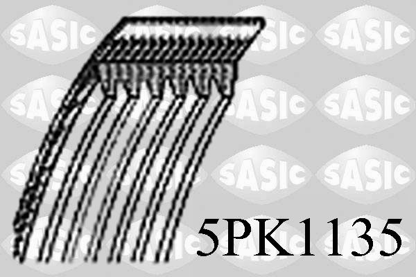 SASIC 5PK1135 V-ribbed belt