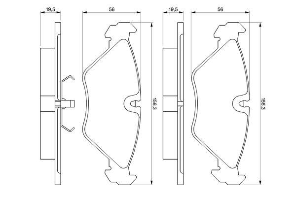 stabdžių trinkelių rinkinys, diskinis stabdys-4