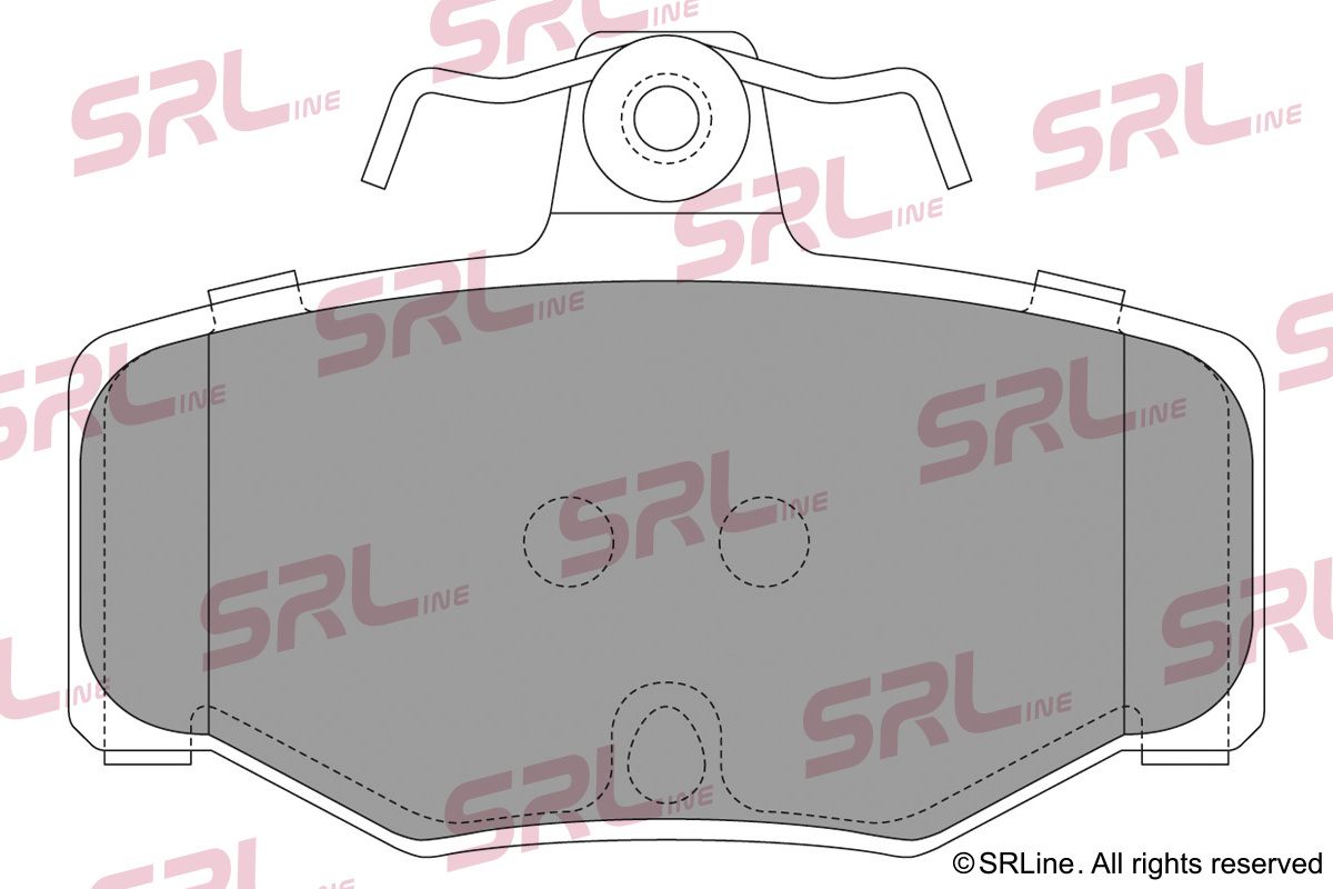 SRLINE S70-1101 Brake pad set, disc brake